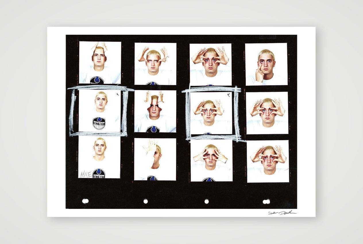 Eminem - Eyes Wide Open - Cross Process - Contact Sheet — A1 (84×59cm, 33×23") Print only