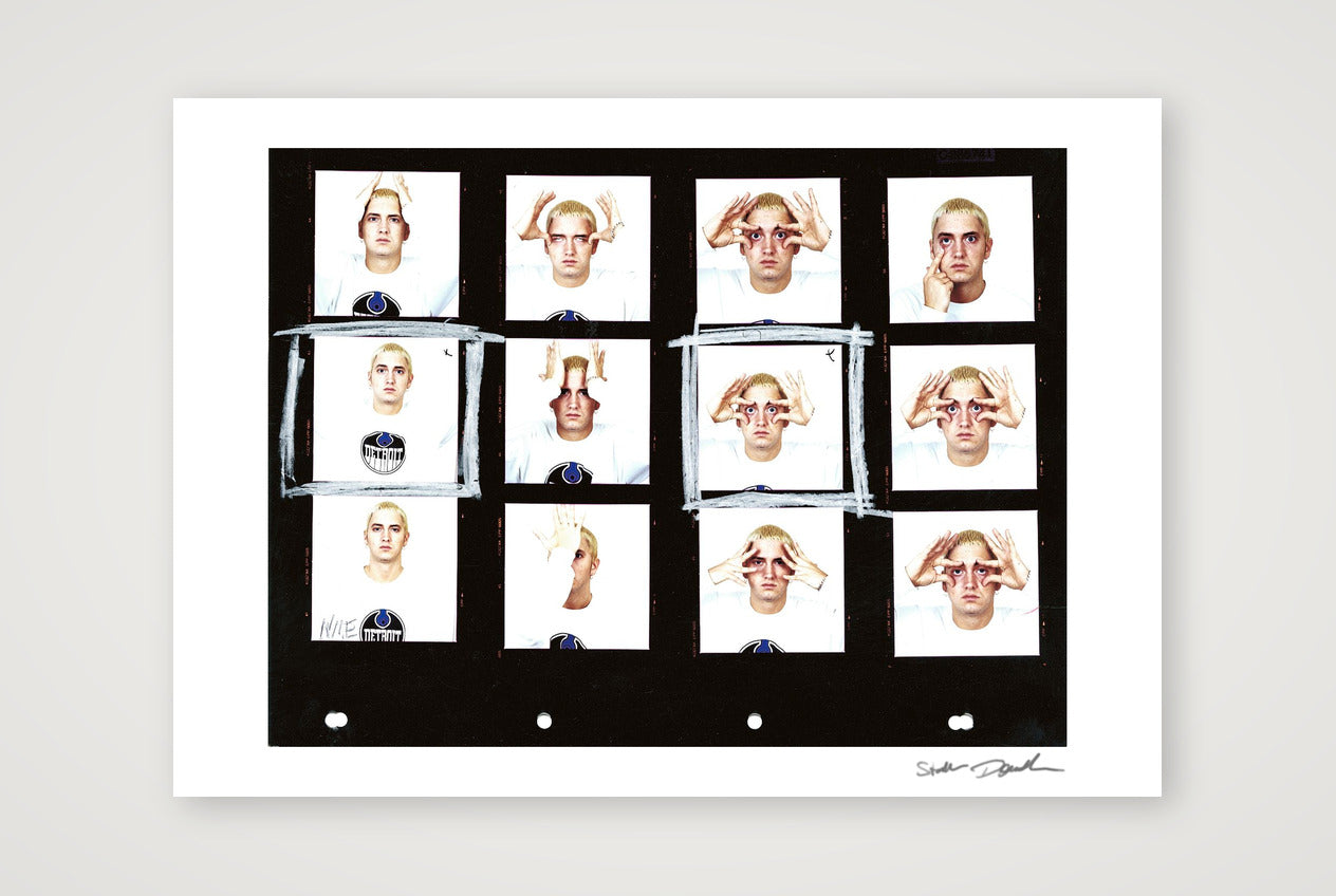 Eminem - Eyes Wide Open - Cross Process - Contact Sheet — A2 (59×42cm, 23×17") Print only