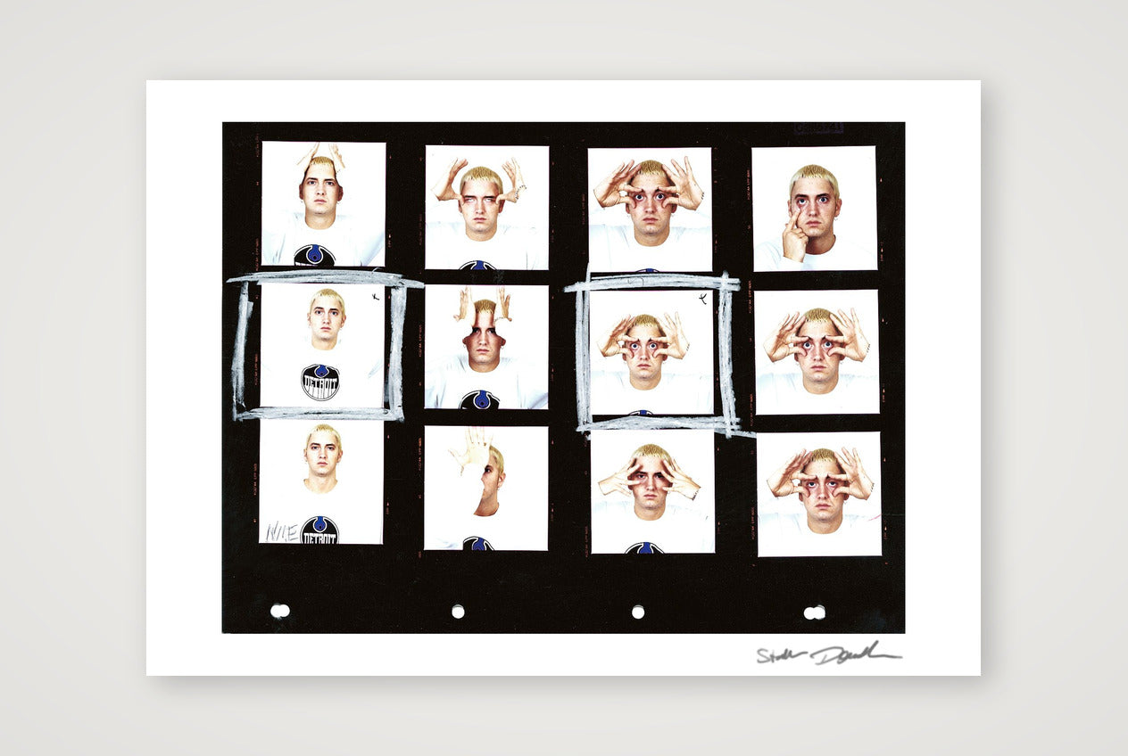 Eminem - Eyes Wide Open - Cross Process - Contact Sheet — 42×30cm, 17×12" Print only